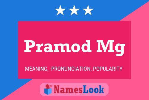 Pramod Mg Name Poster