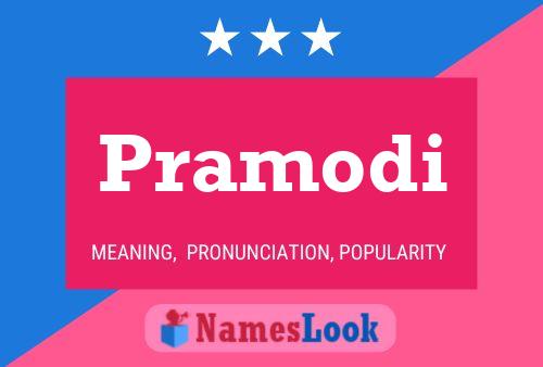 Pramodi Name Poster