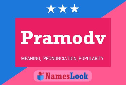 Pramodv Name Poster