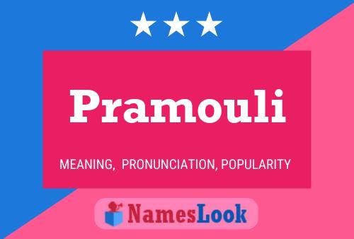 Pramouli Name Poster