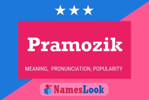 Pramozik Name Poster