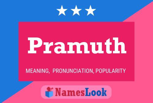 Pramuth Name Poster