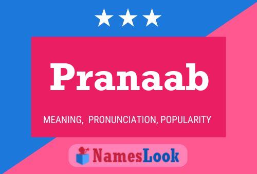 Pranaab Name Poster