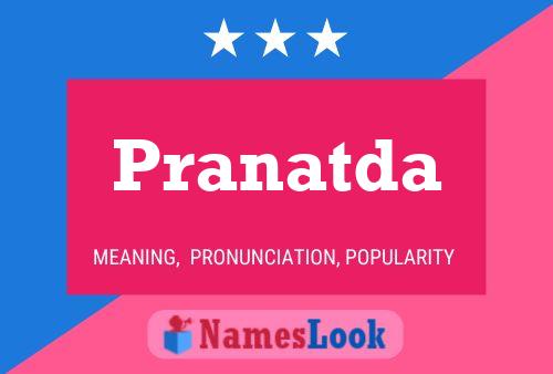 Pranatda Name Poster