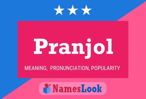 Pranjol Name Poster