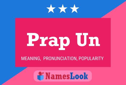 Prap Un Name Poster