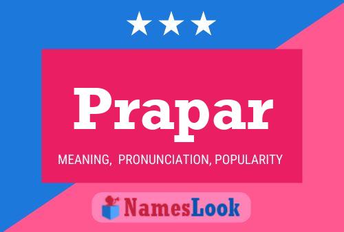 Prapar Name Poster