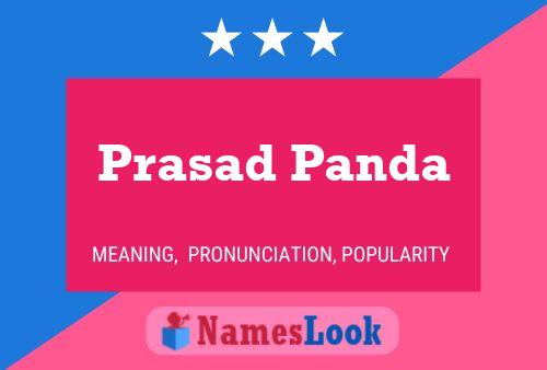 Prasad Panda Name Poster