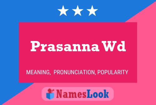 Prasanna Wd Name Poster