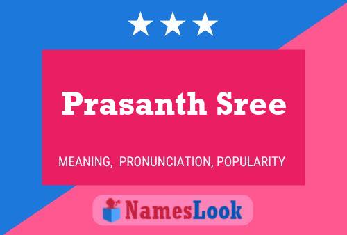 Prasanth Sree Name Poster