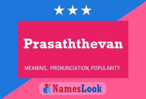 Prasaththevan Name Poster