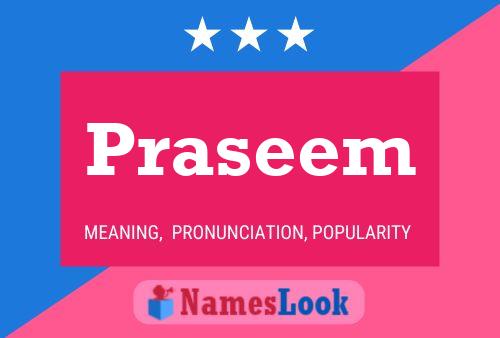 Praseem Name Poster