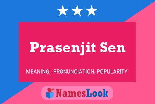 Prasenjit Sen Name Poster