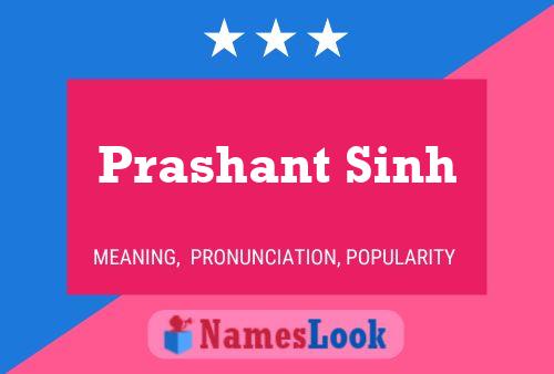 Prashant Sinh Name Poster