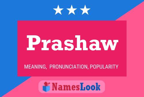 Prashaw Name Poster