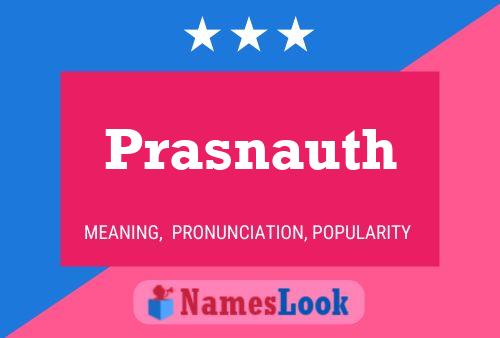 Prasnauth Name Poster