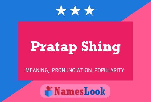 Pratap Shing Name Poster