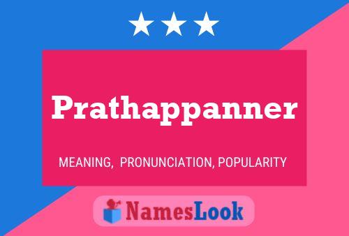 Prathappanner Name Poster