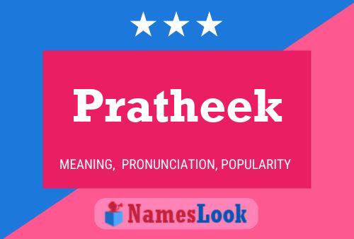 Pratheek Name Poster