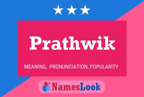 Prathwik Name Poster