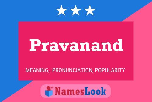 Pravanand Name Poster