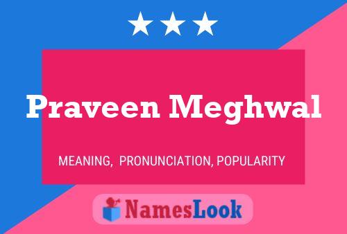 Praveen Meghwal Name Poster