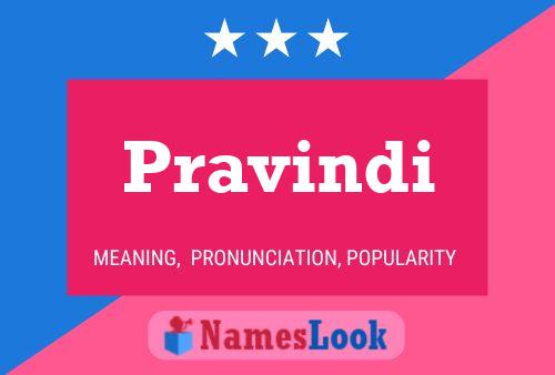 Pravindi Name Poster