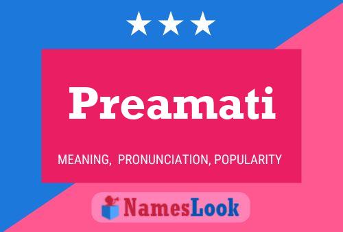 Preamati Name Poster