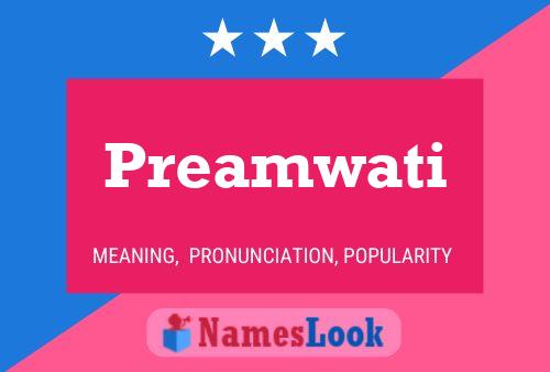 Preamwati Name Poster