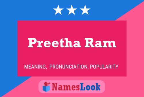 Preetha Ram Name Poster