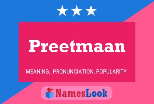 Preetmaan Name Poster