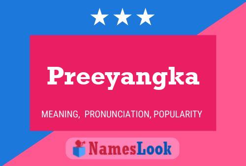 Preeyangka Name Poster