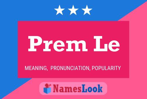 Prem Le Name Poster