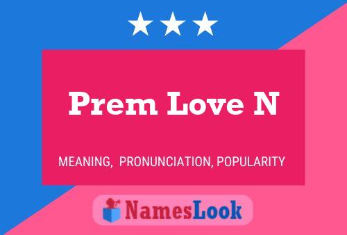 Prem Love N Name Poster