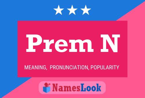 Prem N Name Poster