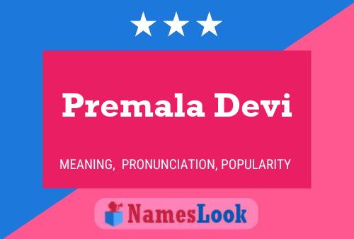 Premala Devi Name Poster