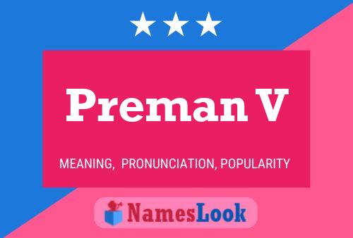 Preman V Name Poster