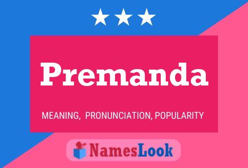 Premanda Name Poster