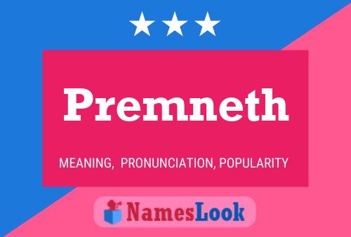 Premneth Name Poster