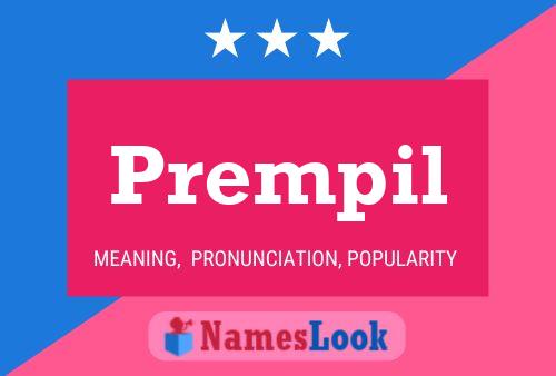 Prempil Name Poster