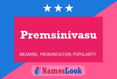 Premsinivasu Name Poster