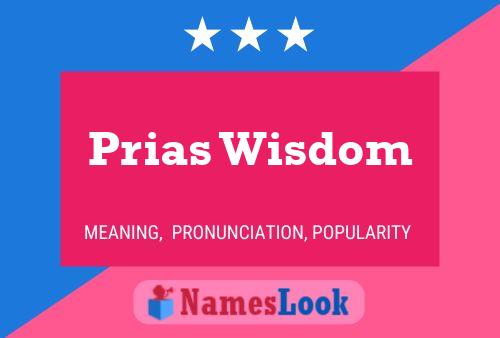 Prias Wisdom Name Poster