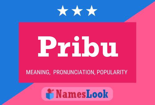 Pribu Name Poster