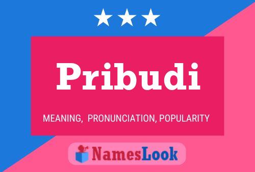 Pribudi Name Poster