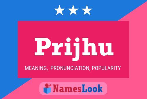 Prijhu Name Poster