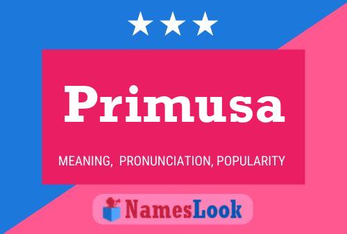 Primusa Name Poster