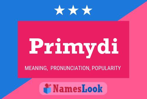 Primydi Name Poster