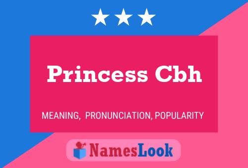 Princess Cbh Name Poster