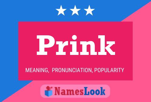 Prink Name Poster