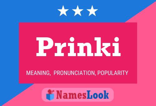 Prinki Name Poster